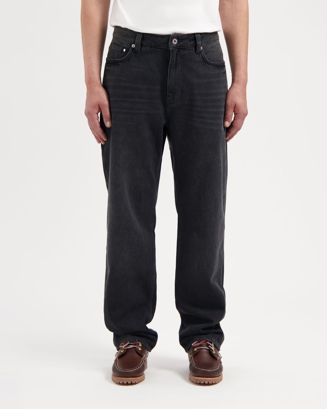 Jeans Larry Loose smoky noir von Kuyichi