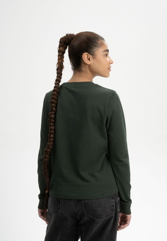 Longsleeve Aastha dunkelgrün von MELAWEAR