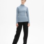 Rollkragen Longsleeve Anchal dusk blue von MELAWEAR