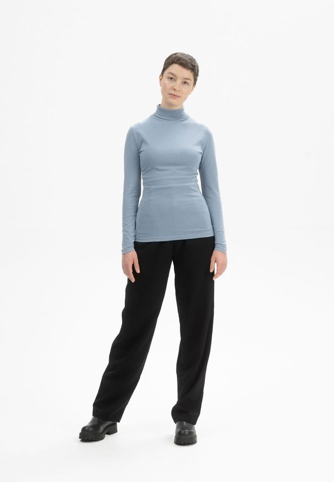 Rollkragen Longsleeve Anchal dusk blue von MELAWEAR