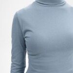 Rollkragen Longsleeve Anchal dusk blue von MELAWEAR