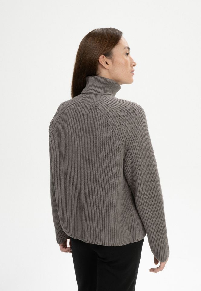 Rollkragenpullover Chirha bear melange von MELAWEAR