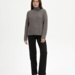 Rollkragenpullover Chirha bear melange von MELAWEAR