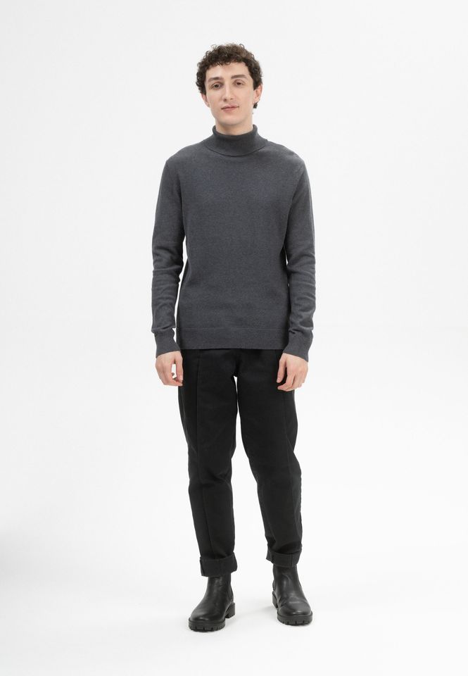Rollkragenpullover Kanja anthrazit melange von MELAWEAR