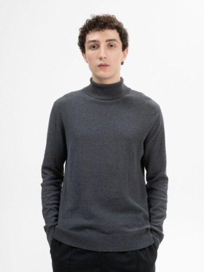 Rollkragenpullover Kanja anthrazit melange von MELAWEAR