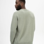 Strickpullover Charun green clay von MELAWEAR