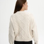 Strickpullover Samaira cream melange von MELAWEAR