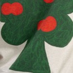 T-Shirt Tanika Print Artist Edition Josha cream melange / succo di mela von MELAWEAR