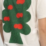 T-Shirt Tanika Print Artist Edition Josha cream melange / succo di mela von MELAWEAR