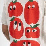 T-Shirt Tanika Print Artist Edition Josha crean melange / one apple a day von MELAWEAR