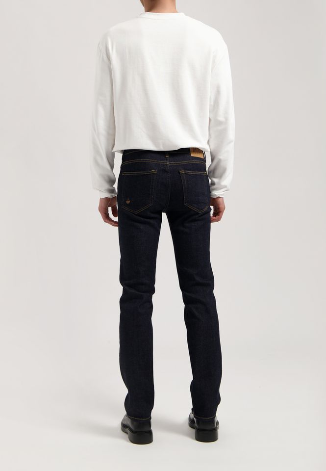 Jeans Bryce Mid Straight strong blue von MUD Jeans
