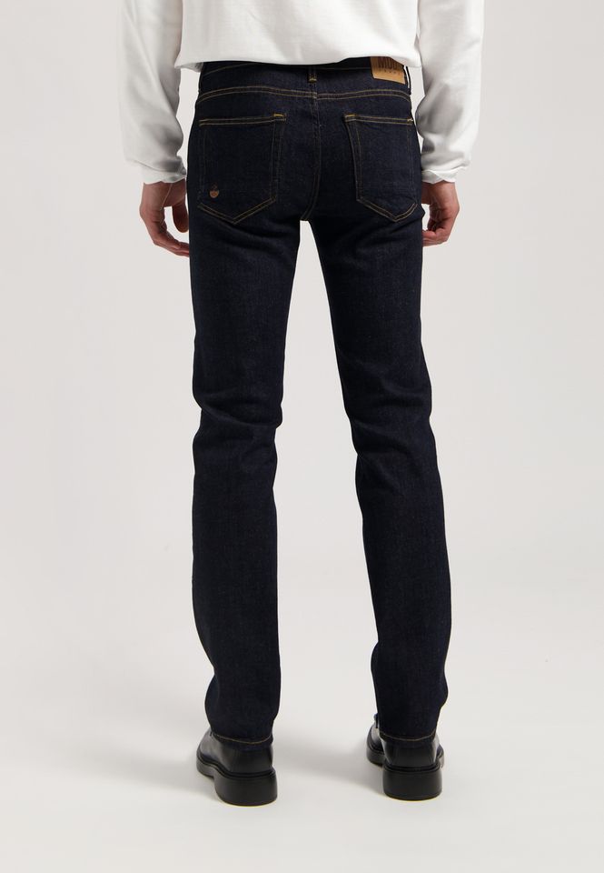 Jeans Bryce Mid Straight strong blue von MUD Jeans