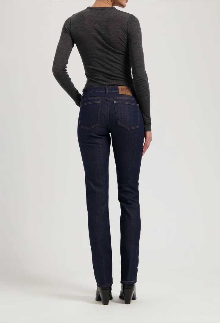 Jeans Logan High Slim rinse von MUD Jeans