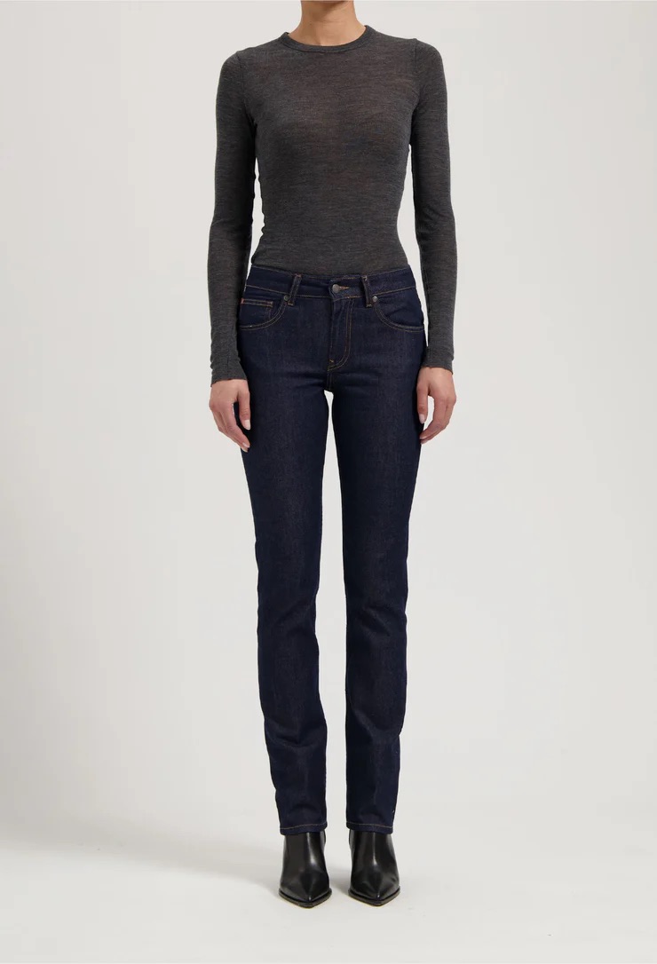 Jeans Logan High Slim rinse von MUD Jeans