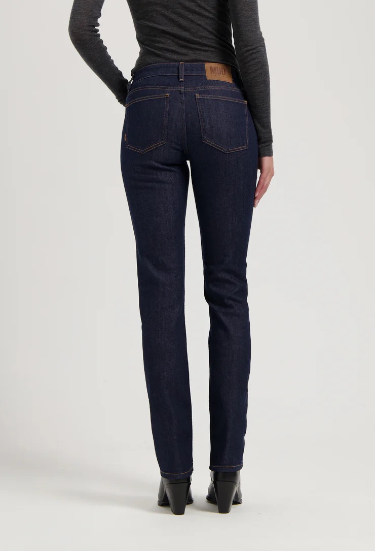 Jeans Logan High Slim rinse von MUD Jeans