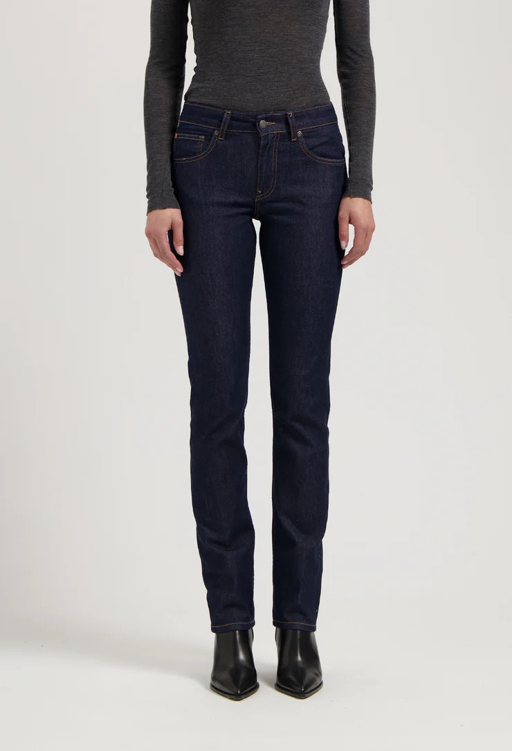 Jeans Logan High Slim rinse von MUD Jeans