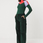 Hose Leartza dark green von SKFK