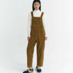 Latzhose Luz Cord brown von Thinking MU