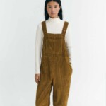 Latzhose Luz Cord brown von Thinking MU