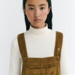 Latzhose Luz Cord brown von Thinking MU