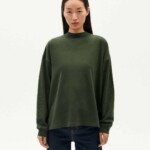 Longsleeve Freire Hemp green von Thinking MU