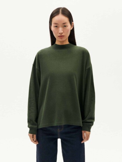Longsleeve Freire Hemp green von Thinking MU