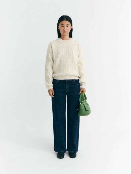 Strickpullover Carmen ecru von Thinking MU