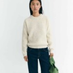 Strickpullover Carmen ecru von Thinking MU