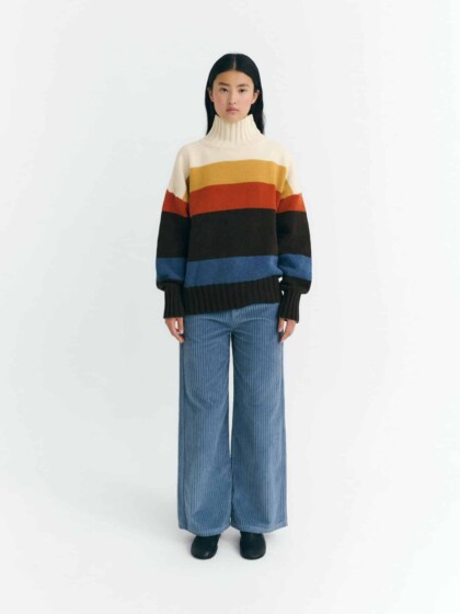 Strickpullover Imogen Stripes multicolor von Thinking MU