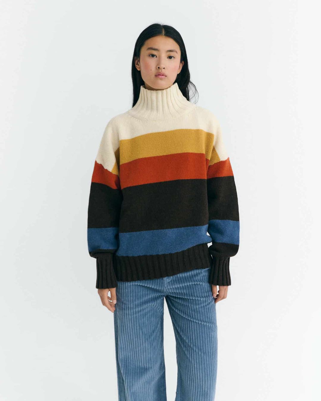 Strickpullover Imogen Stripes multicolor von Thinking MU
