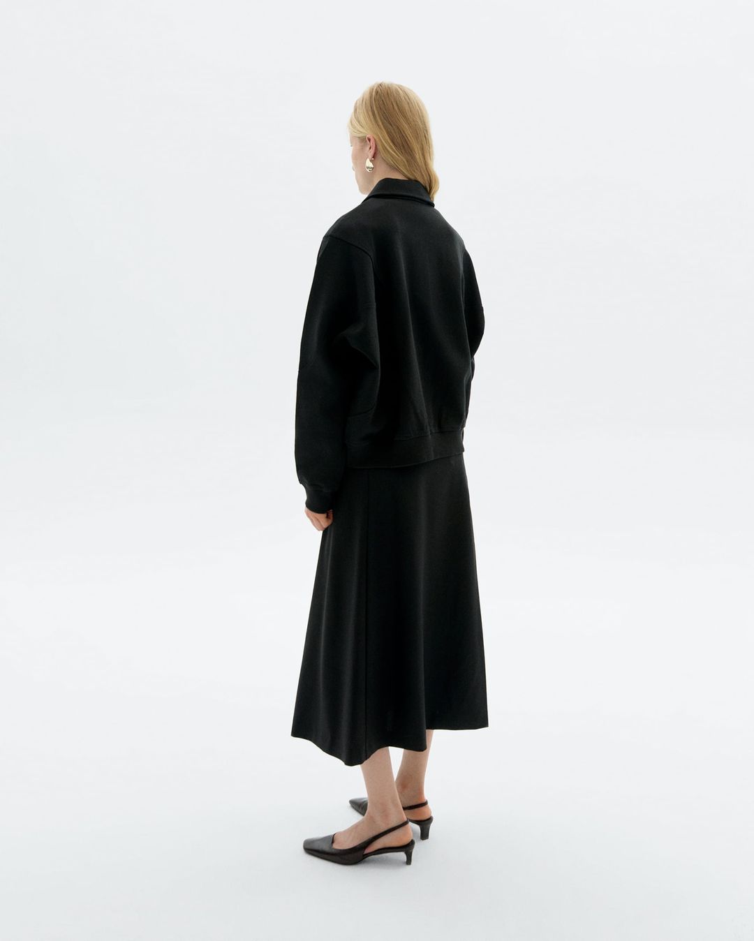 Sweatjacke Maisie black von Thinking MU