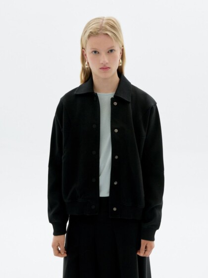 Sweatjacke Maisie black von Thinking MU