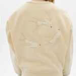 Sweatshirt Jodie Bird white von Thinking MU