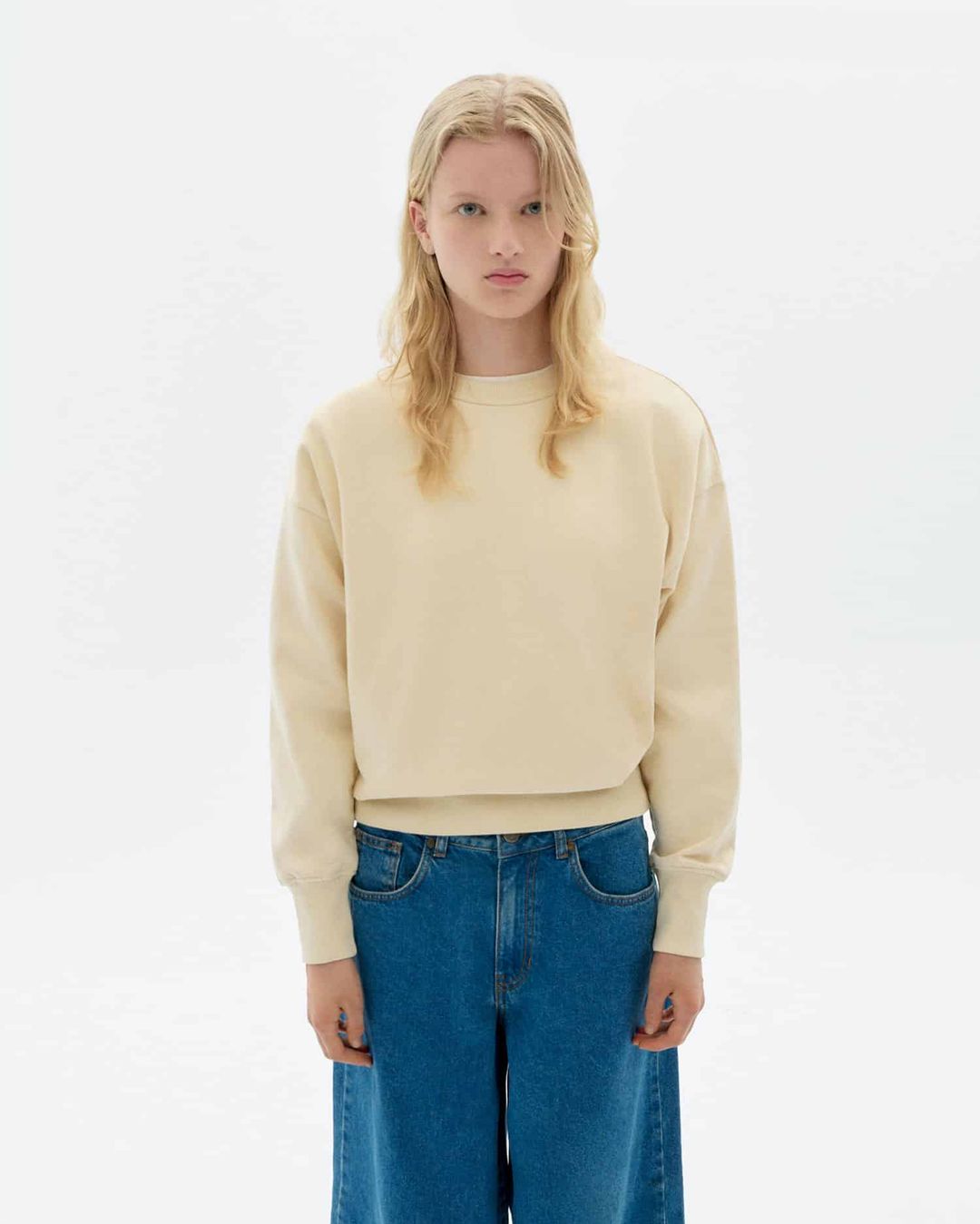 Sweatshirt Jodie Bird white von Thinking MU