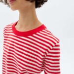 T-Shirt Zowi R Willy Stripes red von Thinking MU