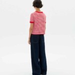 T-Shirt Zowi R Willy Stripes red von Thinking MU