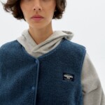 Weste Jay Fuzz blue von Thinking MU