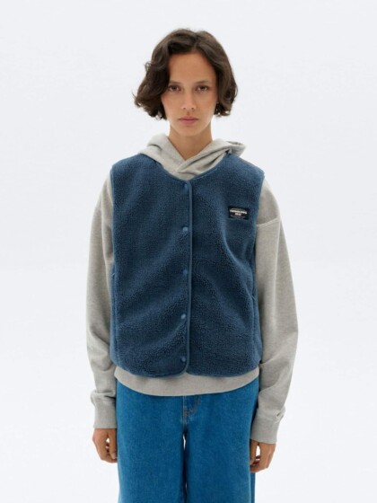 Weste Jay Fuzz blue von Thinking MU