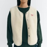 Weste Jay Ivory ecru von Thinking MU Weste Jay Ivory ecru von Thinking MU