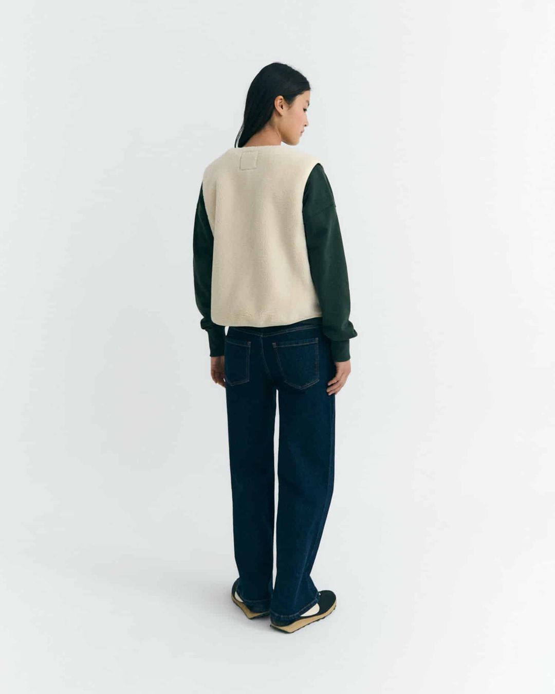 Weste Jay Ivory ecru von Thinking MU Weste Jay Ivory ecru von Thinking MU