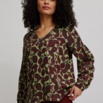 Bluse aus EcoVero™ Viskose botanic von Tranquillo