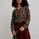 Bluse aus EcoVero™ Viskose botanic von Tranquillo