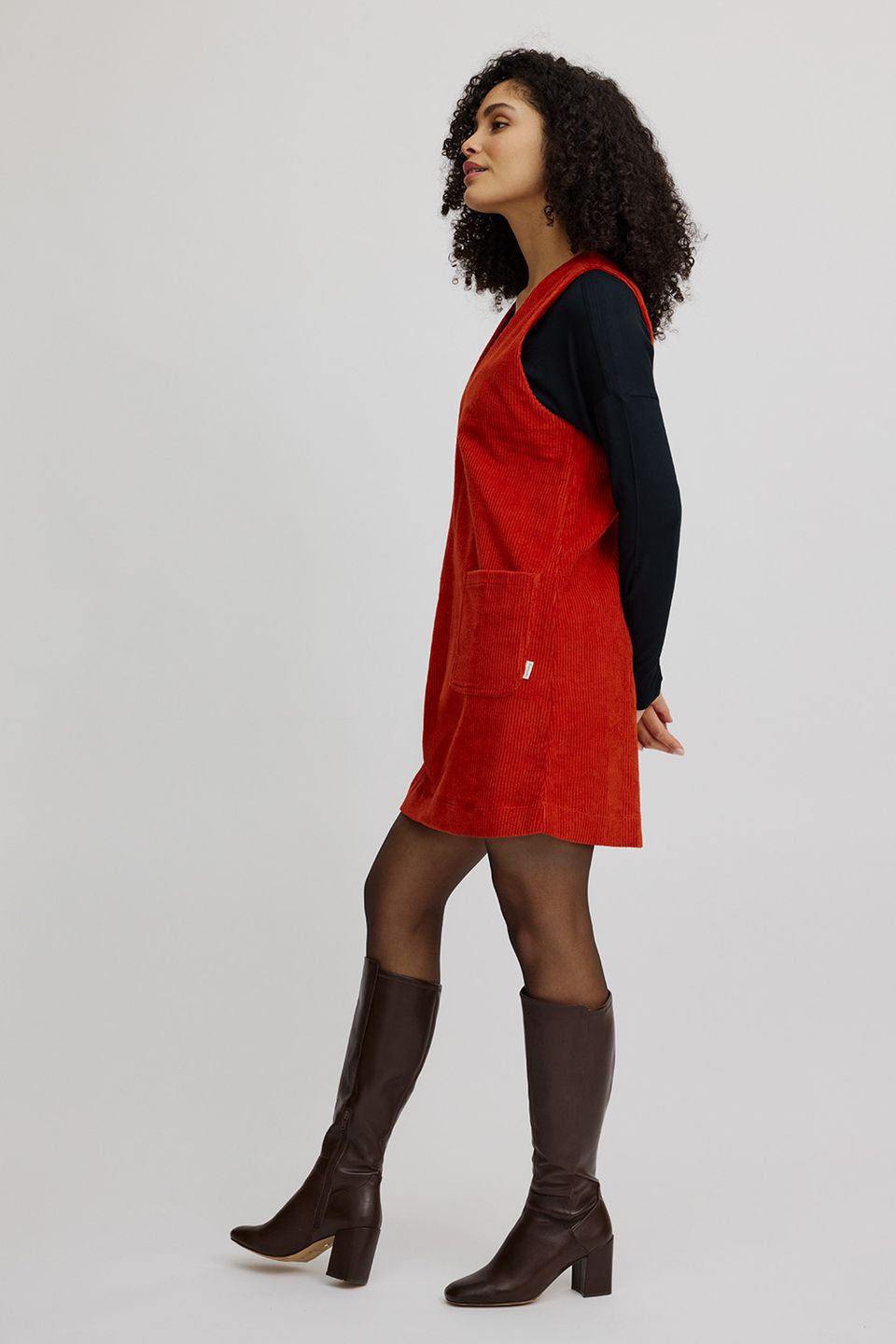 Cordkleid rooibos von Tranquillo Cordkleid rooibos von Tranquillo