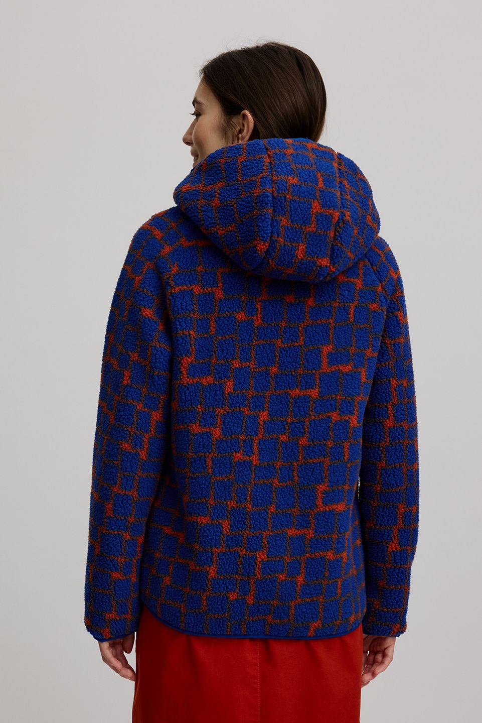 Fleece-Jacke Kuschelig blue puzzle von Tranquillo