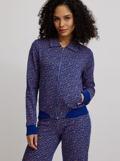 Jacke im Retro-Look blue windows von Tranquillo