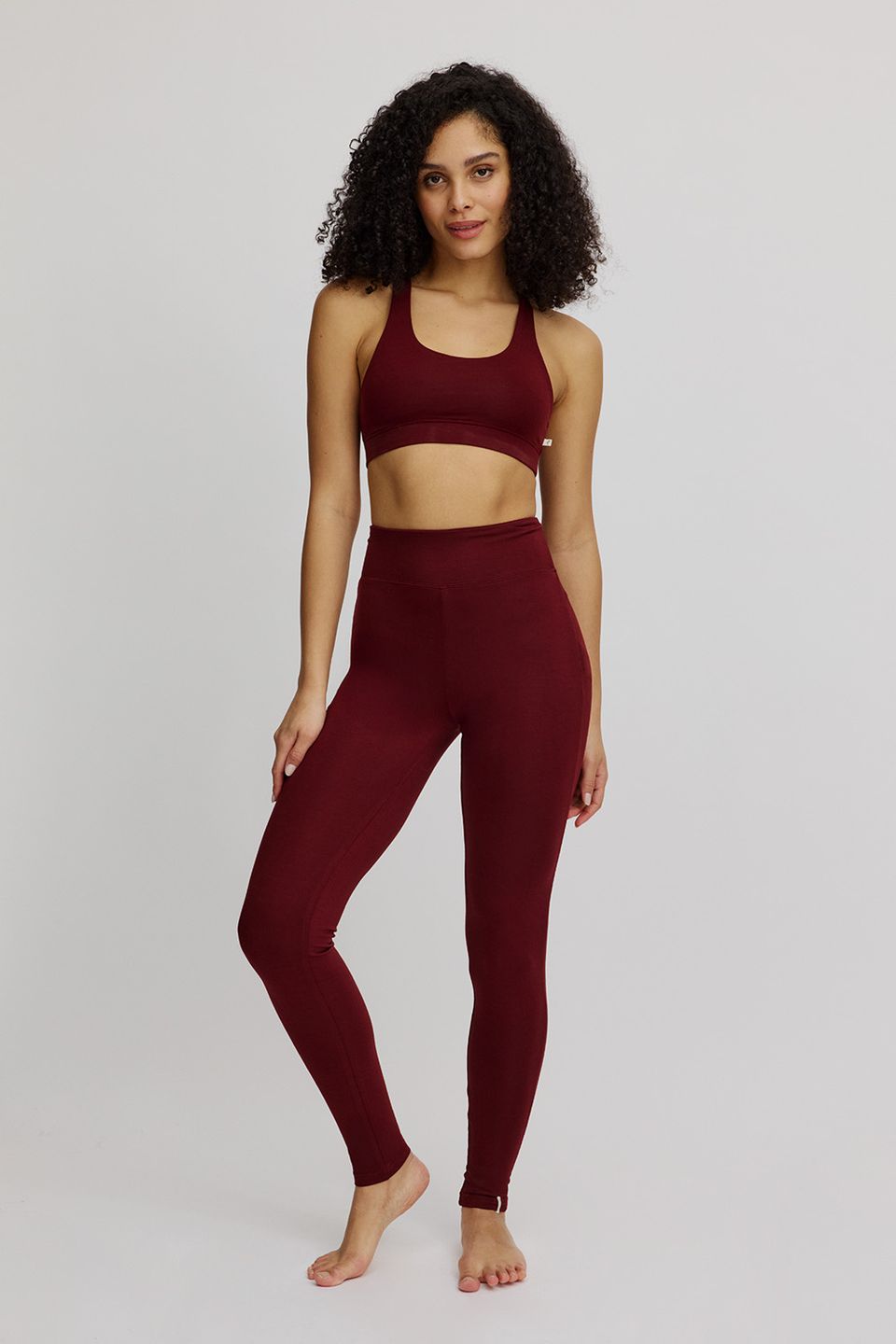 Leggings aus EcoVero™-Viskose-Mix fired brick von Tranquillo Leggings aus EcoVero™-Viskose-Mix fired brick von Tranquillo