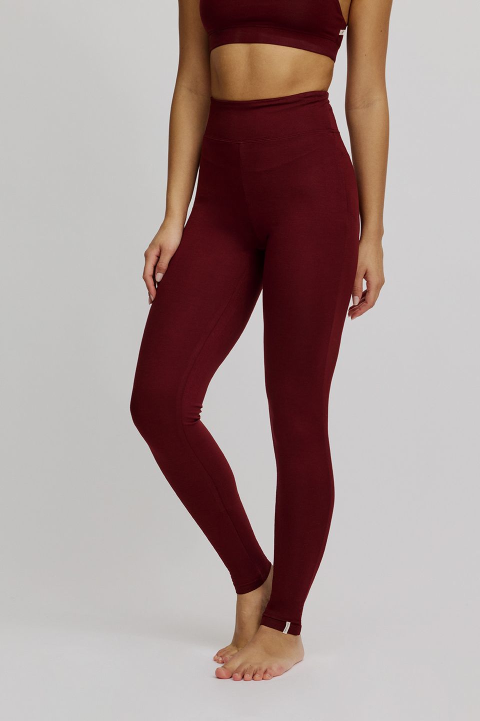 Leggings aus EcoVero™-Viskose-Mix fired brick von Tranquillo Leggings aus EcoVero™-Viskose-Mix fired brick von Tranquillo