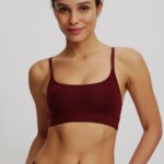 Sportlicher Tencel™ Bralette fired brick von Tranquillo