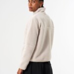 Jacke Fleece W cliff beige von pinqponq