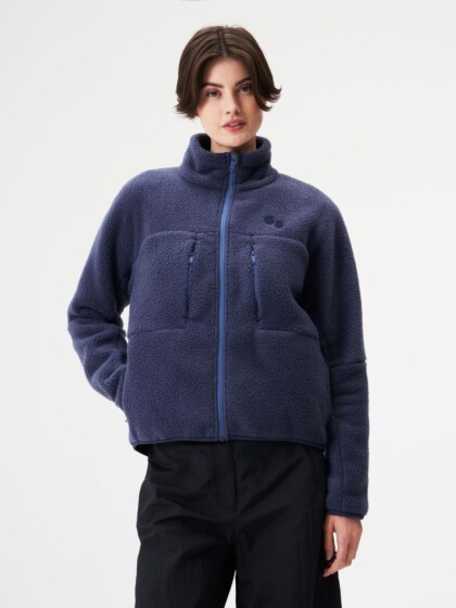 Jacke Fleece W future dusk von pinqponq